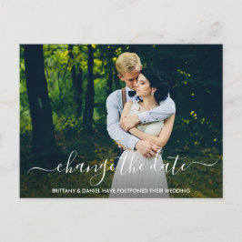 Cartão Postal Alterar A Foto Do Script De Tendência Moderna Da D