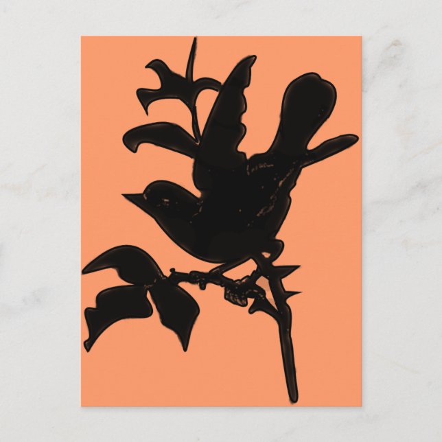 Cartão Postal Alterar Cor de Fundo (Frente)