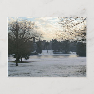 Cartão Postal Alton Towers in Snow