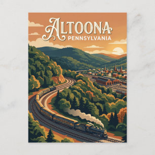 Cartão Postal Altoona, Pensilvânia