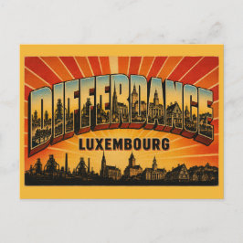 Cartão Postal Altos-fornos de Differdange Luxemburgo