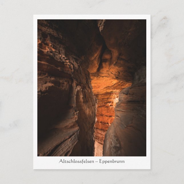 Cartão Postal Altschlossfelsen (Frente)