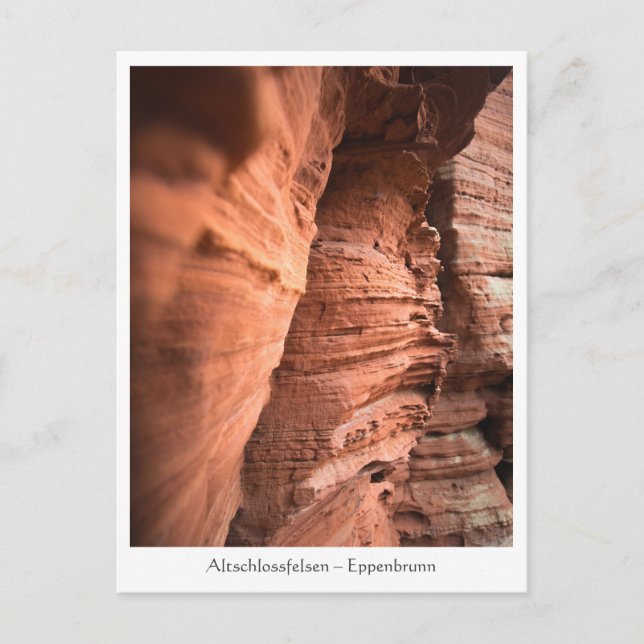 Cartão Postal Altschlossfelsen (Frente)