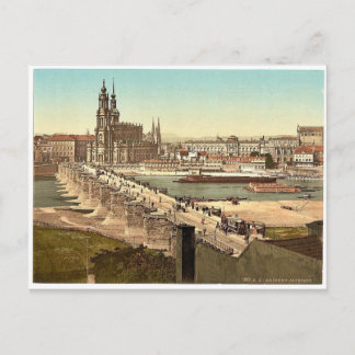 Cartão Postal Altstadt, Dresden, Saxónia, Alemanha, raros Fotoch