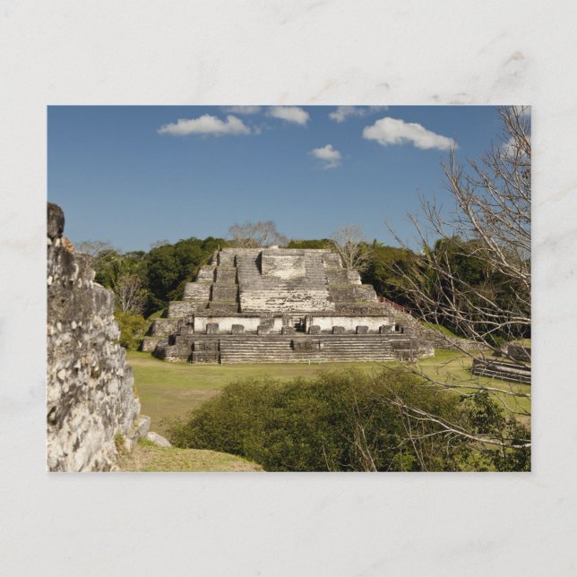 Cartão Postal Altun Ha é um sítio maia que data de 200 (Frente)