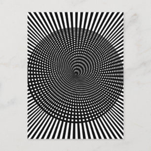Cartão Postal Alucinação Visual de Imagem Falsa da Wellcoda