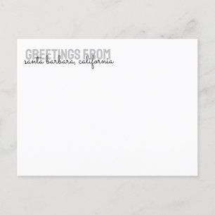 Cartão Postal Aluguel de férias com guarda-chuva de praia - Cart