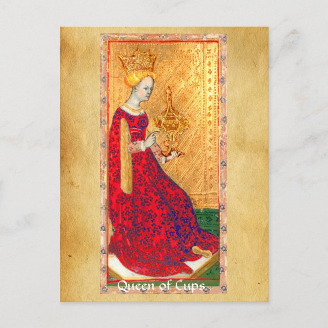 CARTÃO POSTAL ALVAS ANTIGAS DE RENASCIMENTO/RAINHA DE CUPOS (Frente)