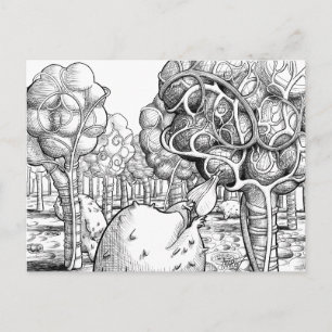 Cartão Postal Alveoli com jardins linfogrados