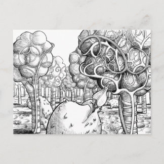 Cartão Postal Alveoli com jardins linfogrados