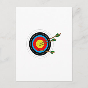 CARTÃO POSTAL ALVO DE ARQUERIA