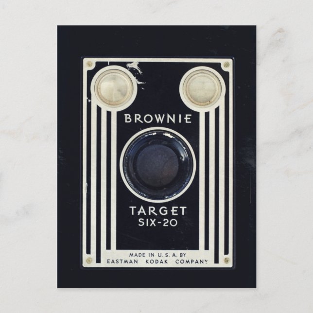 Cartão Postal Alvo de navegação da câmera retrorreflectora. (Frente)