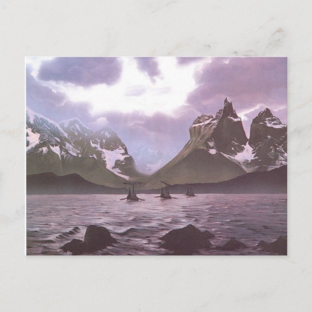 CARTÃO POSTAL ALVORECER DE VIKING (Frente)