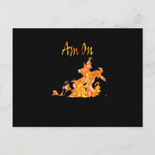 Cartão Postal Am on Real Fire (Frente)