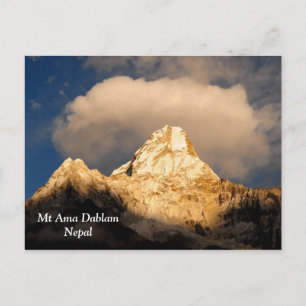 Cartão Postal Ama Dablam Crowning Glory