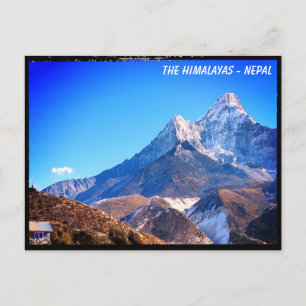 Cartão Postal Ama Dablam, House, Everest Trail views - Nepal
