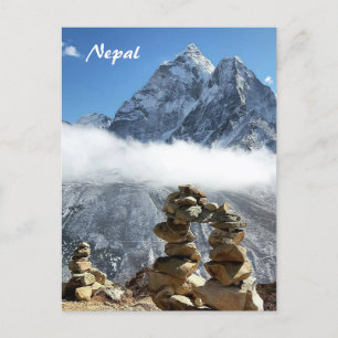 Cartão Postal Ama Dablam, Sagarmatha, Everest Trek / Nepal