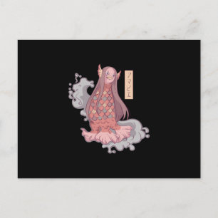 Cartão Postal Amabie Japanese Mermaid