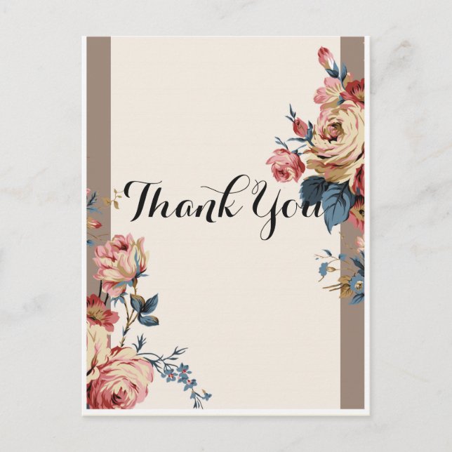 Cartão Postal amado Obrigado (Frente)