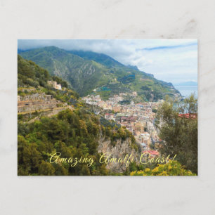 CARTÃO POSTAL AMALFI COSTA/ITÁLIA CENÍCICA
