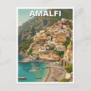 Cartão Postal Amalfi Itália