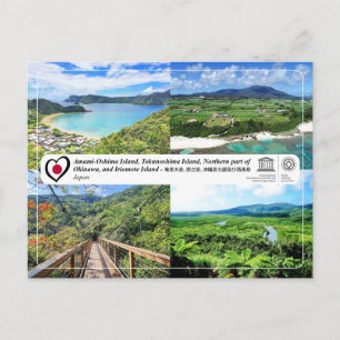 Cartão Postal Amami-Oshima, Tokunoshima, Okinawa, Iriomote