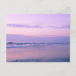 Cartão Postal Amanhecer na praia