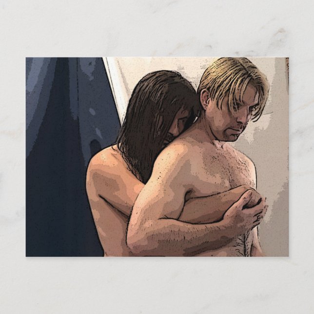Cartão Postal Amantes (Frente)