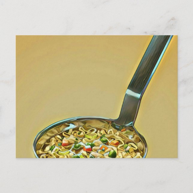 Cartão Postal Amantes de comida japonesa (Frente)