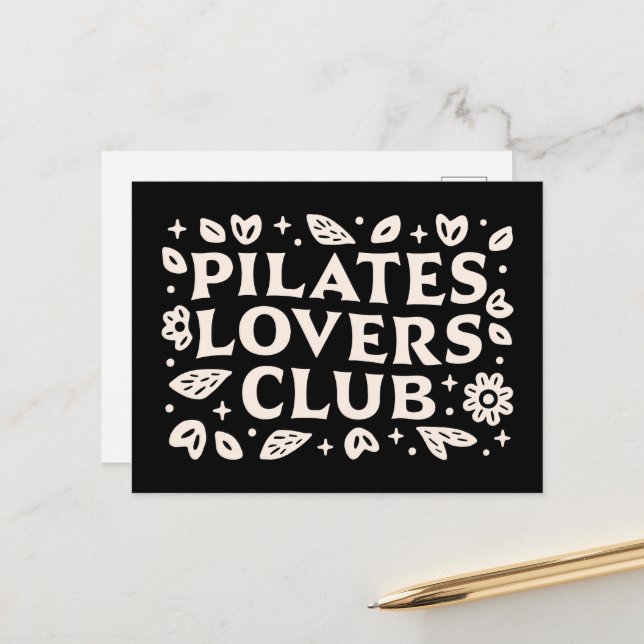 Cartão Postal Amantes de Pilates (Frente/Verso In Situ)