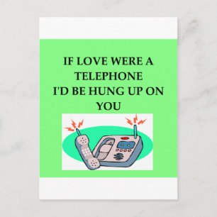Cartão Postal Amantes de TELEFONE