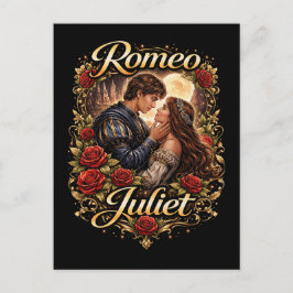 Cartão Postal Amantes de Verona ao Luar
