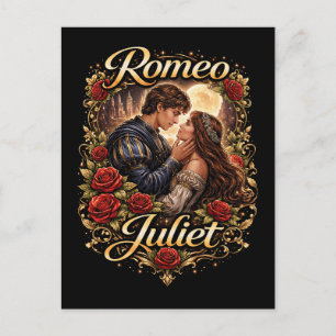 Cartão Postal Amantes de Verona ao Luar