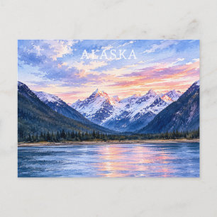 Cartão Postal Amantes de Viagens Artísticas Paisagem Costeira do