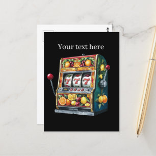 Cartão Postal Amantes legal do Casino personalizáveis