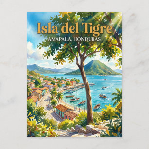 Cartão Postal Amapala (Ilha do Tigre) Honduras