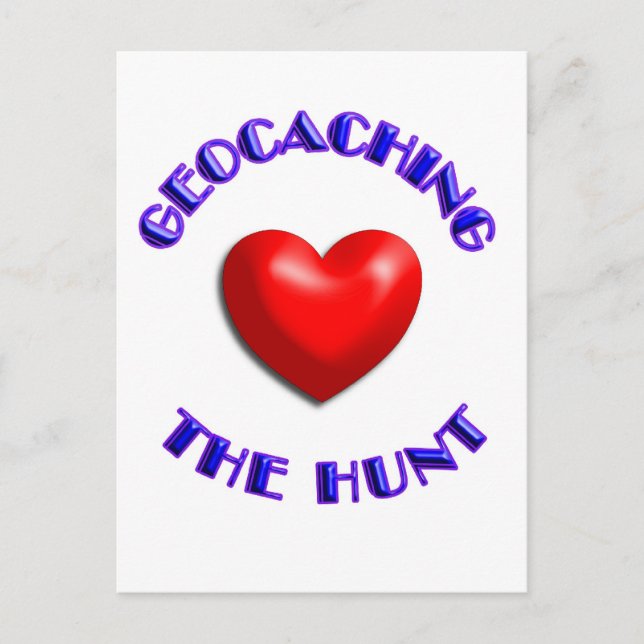 Cartão Postal Amar a geocropia e a caça (Frente)