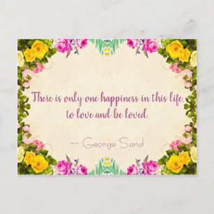 Cartão Postal Amar e ser amado Cartão-postal