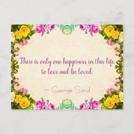 Cartão Postal Amar e ser amado Cartão-postal