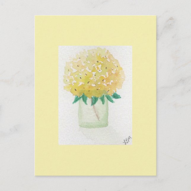 Cartão Postal Amarelo (Frente)