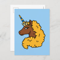 Amarelo Afro Unicorn