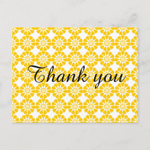 Cartão postal Amarelo Brilhante