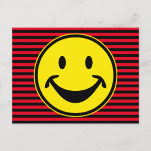 Cartão Postal Amarelo engraçado e listras + seu traseiro. & idei