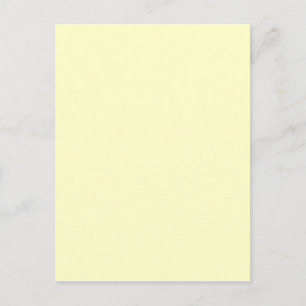 Cartão Postal Amarelo vitoriano - Vazio amarelo pálido