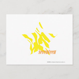 Cartão Postal Amarelo-zebra 3