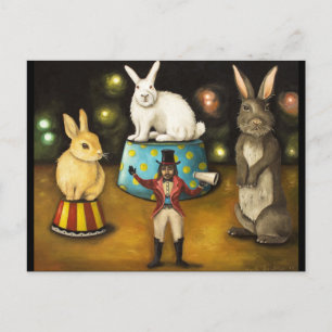 Cartão Postal Amarra Dos Bunnies Gigantes
