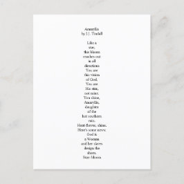 Cartão postal Amaryllis