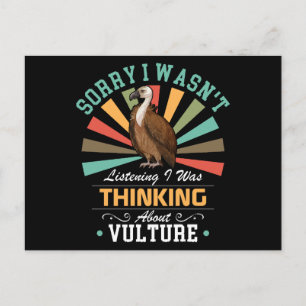 Cartão Postal Amas de urubu Desculpe não estar ouvindo que eu er