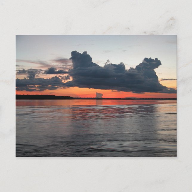 Cartão Postal Amazon Sunset, Peru (Frente)