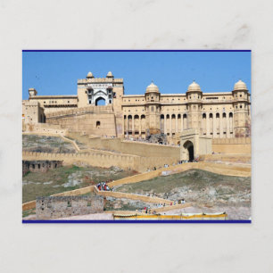 Cartão Postal âmbar fort jaipur